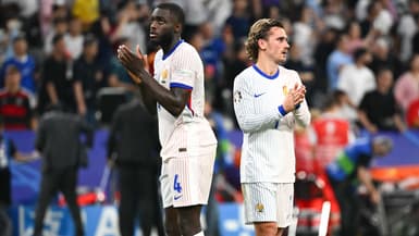 Dayot Upamecano et Antoine Griezmann à l'Euro 2024