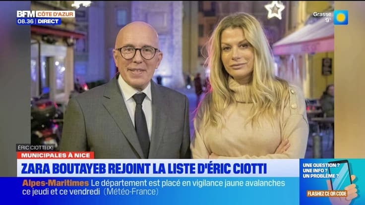 Municipales 2026 à Nice : Zara Boutayeb rejoint la liste d'Eric Ciotti
