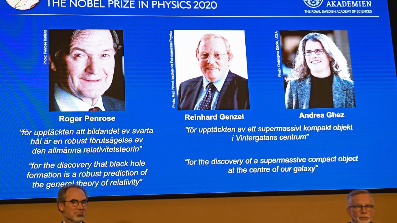 Le prix Nobel de physique attribué à un trio d'experts des "trous noirs"