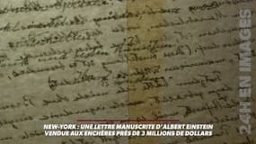 Ce que dit la lettre d'Einstein sur Dieu vendue 2,89 millions de dollars
