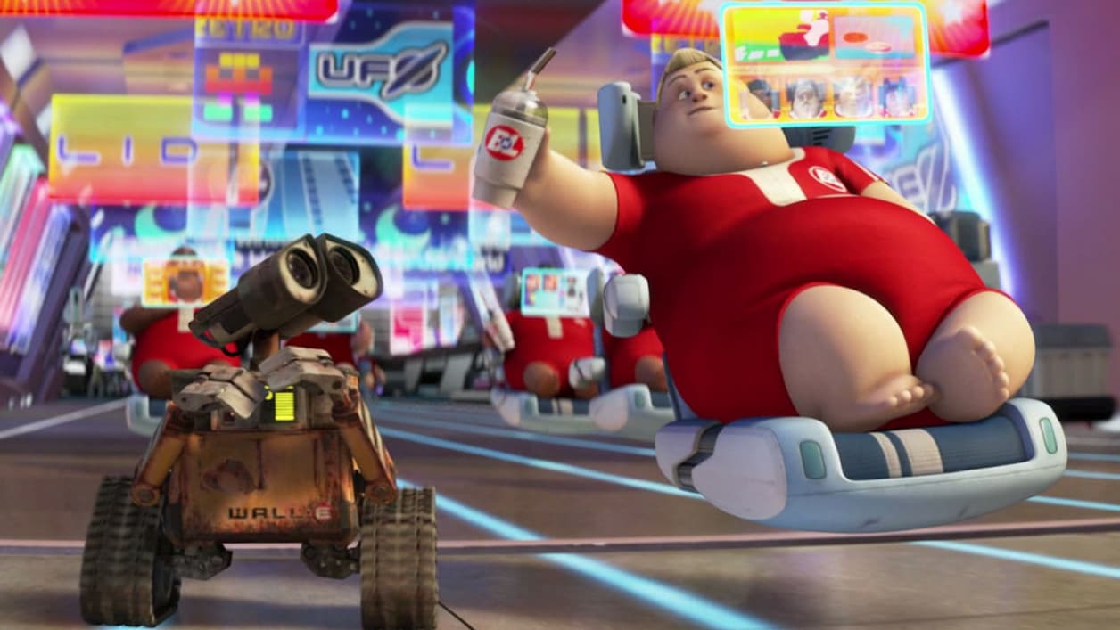 Le siège autonome dans lequel se déplace les humains dans le film Wall-E