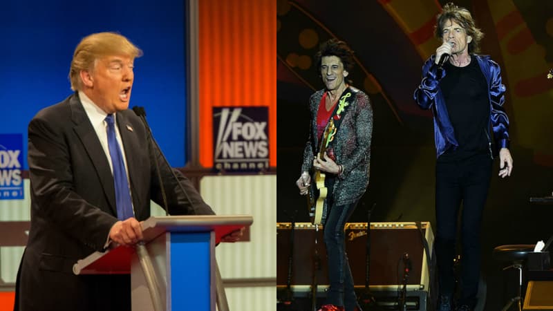 Donald Trump utilise des chansons des Rolling Stones durant ses meetings et ce, contre l'avis du groupe