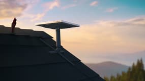 Une antenne Kuiper pour recevoir de la connexion internet par satellite