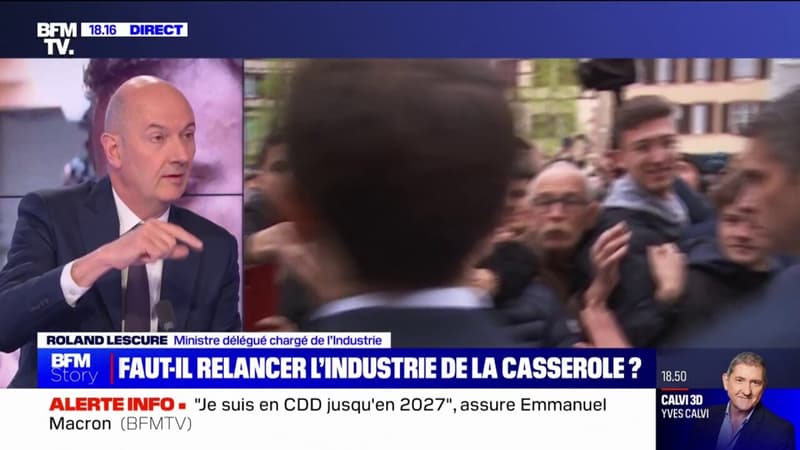 Pour le ministre Roland Lescure, Emmanuel Macron 