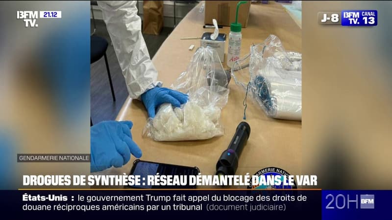 Var: une quinzaine d'interpellations après le démantèlement d'un réseau de fabrication de drogues de synthèse