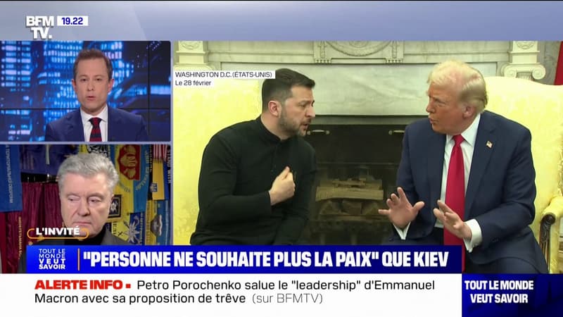 Petro Porocohenko, l'ex-président de l'Ukraine, exprime sa 