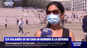 Après des mois de télétravail, les salariés sont de retour en nombre à La Défense