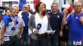 Les supporters français dans les rues d'Iekaterinenbourg