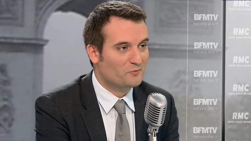 Le vice-président du FN, Florian Philippot, était l'invité de Jean-Jacques Bourdin ce lundi à 8h35 sur BFMTV et RMC.