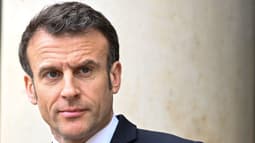 Le président de la République Emmanuel Macron, le 10 mars 2023 à l'Élysée (Paris).
