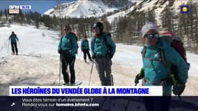 Hautes-Alpes: les héroïnes du Vendée Globe à la montagne 