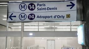 La ligne 14, automatique, sera une artère vitale des transports pour traverser Paris du nord au sud pendant les Jeux olympiques (image d'illustration).