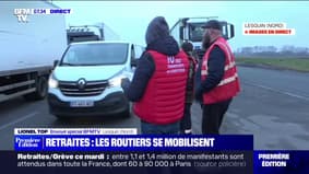 Réforme des retraites : les camionneurs se mobilisent avant la grève du 7 mars