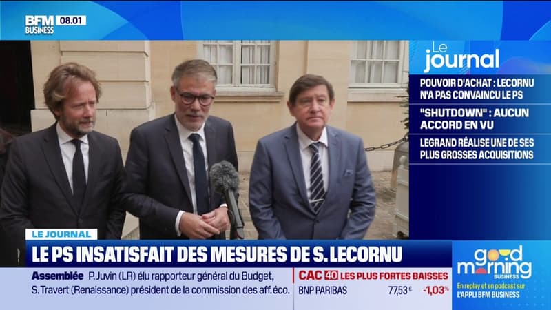 Sébastien Lecornu va-t-il convaincre les Socialistes ?