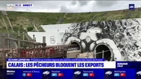 Calais: les pêcheurs bloquent les exports