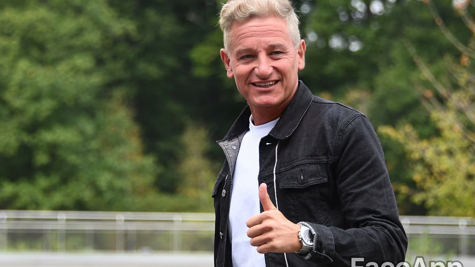 Florian Thauvin avec FaceApp