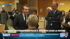 VIDÉO - Le conseil vraiment inattendu d'une habitante de la Drôme à Emmanuel Macron