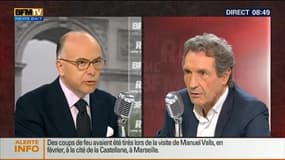 Bernard Cazeneuve face à Jean-Jacques Bourdin en direct