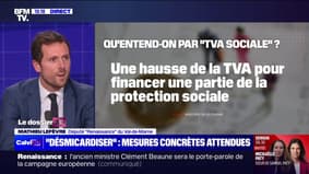 "En période d'inflation, augmenter la TVA n'est pas une bonne solution", juge Mathieu Lefèvre (Renaissance)