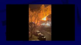 L'explosion à Arlingron, en Virginie, décembre 2023 