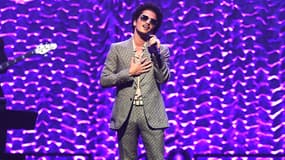 Bruno Mars à Las Vegas en octobre 2021
