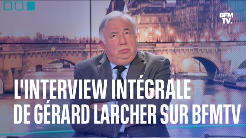 L’interview intégrale de Gérard Larcher sur BFMTV
