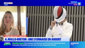 Escrime: Auriane Mallo-Breton, double médaillée d'argent "espère avoir donné envie à plein de petites filles"