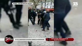#AlexandreBenalla "On voit, sur les images, que ce monsieur est armé lorsqu'il frappe ce jeune. Dans quel monde vit-on ? Il n'a pas le droit de porter l'arme. C'est incroyable, personne ne réagit !" 