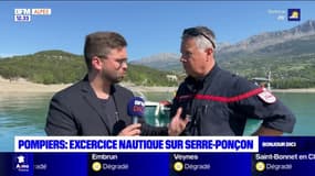 Hautes-Alpes: près de 150 secouristes mobilisés pour un exercice grandeur nature sur le lac de Serre-Ponçon