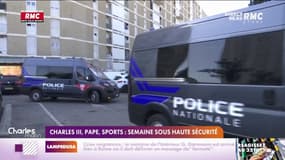 Charles III, Pape, sports: semaine sous haute sécurité