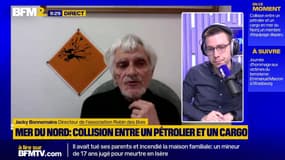 Collision en mer du Nord: l'association Robin des bois "vigilante" face au risque de pollution