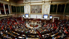 L'Assemblée nationale lors d'une séance de questions au gouvernement, le 15 février 2023 à Paris