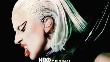 Détail du poster du film "Chromatica Ball" de Lady Gaga