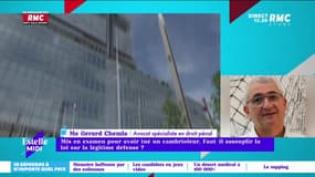  Faut-il changer la loi sur la légitime défense ? L'avis de Gérard Chemla