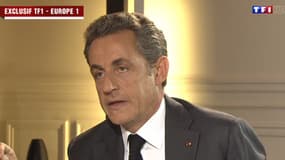 Nicolas Sarkozy au 20h de TF1.