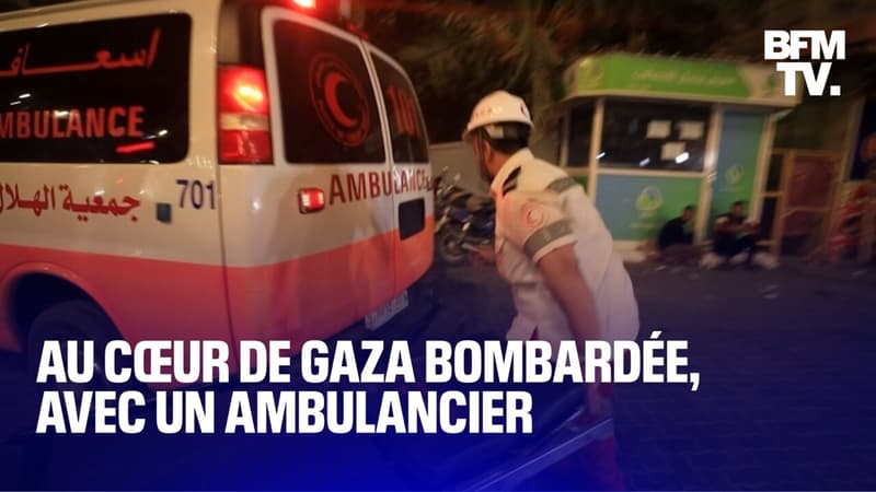 Au coeur de Gaza bombardée avec un ambulancier