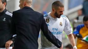Zinedine Zidane et Karim Benzema