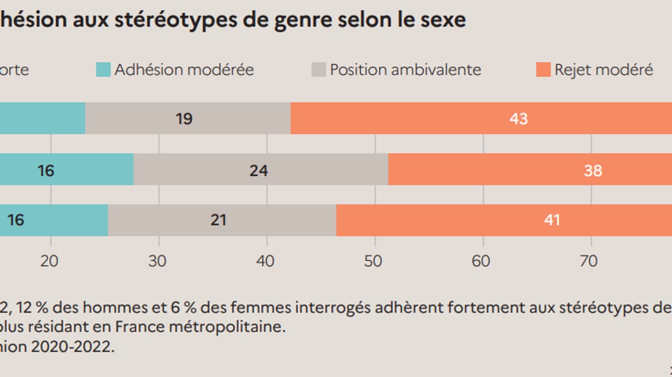 Degré d'adhésion aux stéréotypes de genre