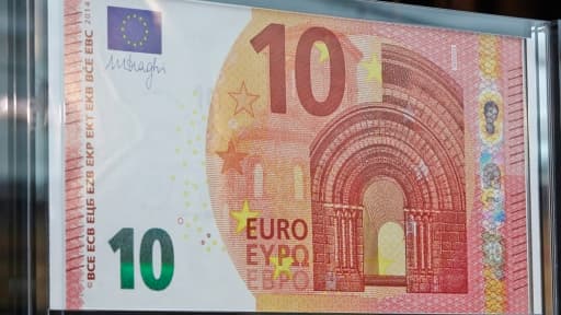 Le nouveau billet de 10 euros, à la sécurité renforcée, sera mis en circulation le 23 septembre.