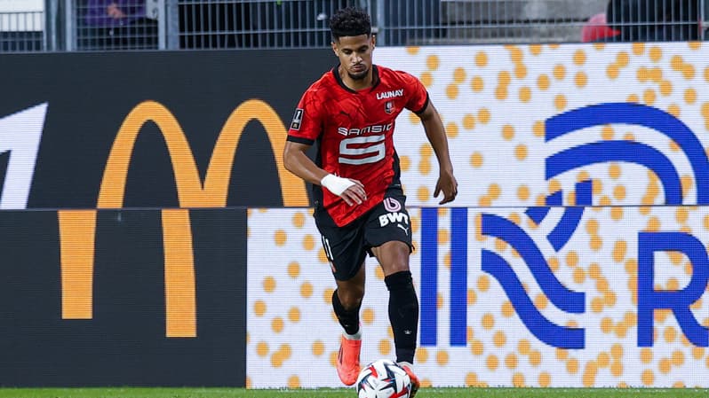 Ludovic Blas avec le Stade Rennais, 25 octobre 2024