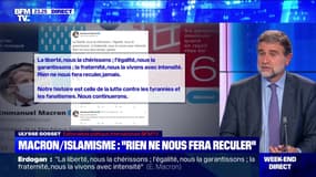 Macron / islamisme: "Rien ne nous fera reculer" - 25/10