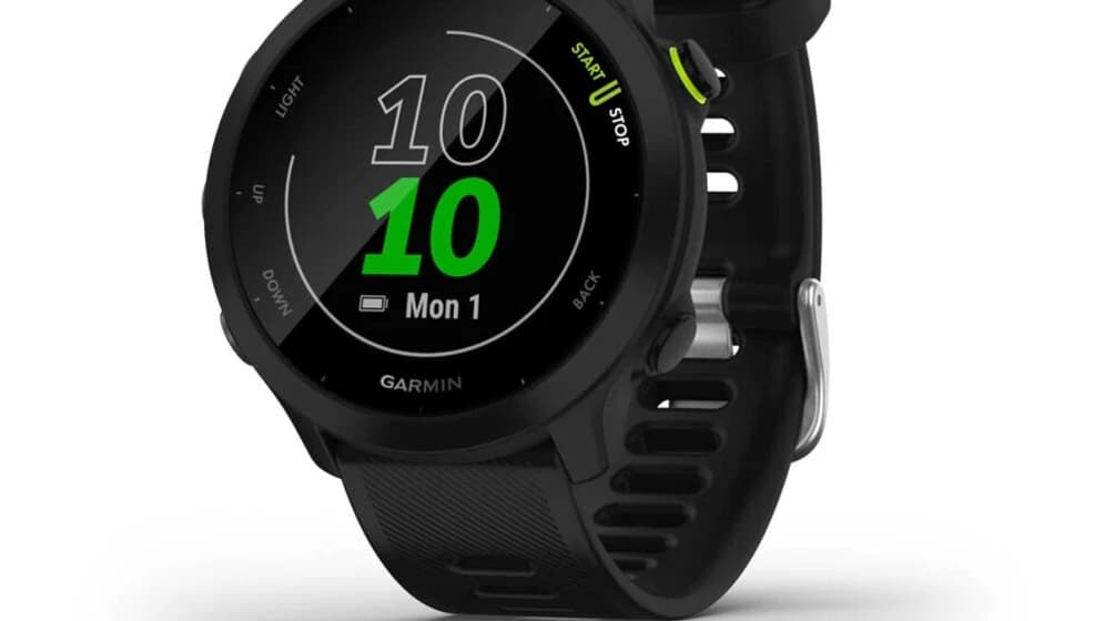 La Garmin Forerunner 55.
