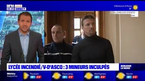 Lycée incendié à Villeneuve d'Ascq: trois mineurs inculpés