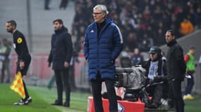 Laurent Blanc face à Lille, le 10 mars 2023.