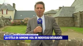 La stèle de Simone Veil de nouveau dégradée - 15/08