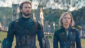 Chris Evans et Scarlett Johansson dans "Avengers Endgame"