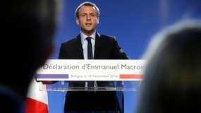 Emmanuel Macron, candidat à la présidentielle.