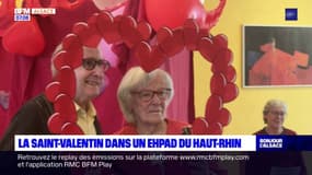 Mulhouse: un Ehpad célèbre la Saint-Valentin en jouant à "Tournez Manège"