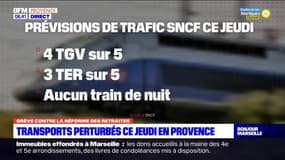 Grève du 13 avril: les transports perturbés ce jeudi en Provence