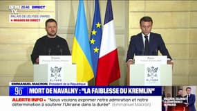 Guerre en Ukraine: "La France s'est engagée à apporter jusqu'à trois milliards d'euros d'aide militaire supplémentaire" affirme Emmanuel Macron